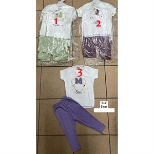 Komplet dziewczęcy 3-7 lat