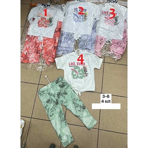 Komplet dziewczęcy 3-6 lat