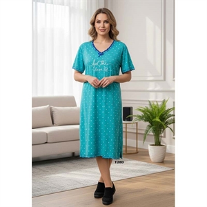 Koszula nocna damska BAWEŁNA (M-3XL)