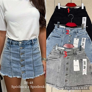 Spódnica z spodenki jeansowe damskie  38-48