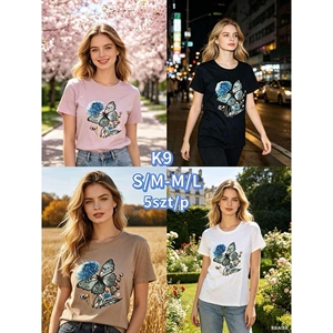 Koszulka damska z krótkim rękawem S/M-M/L