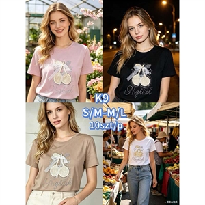 Koszulka damska z krótkim rękawem S/M-M/L