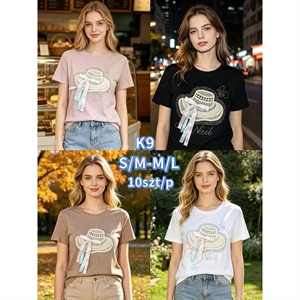 Koszulka damska z krótkim rękawem S/M-M/L