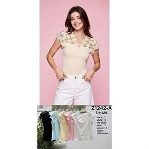 Koszulka damska z krótkim rękawem S/M-M/L