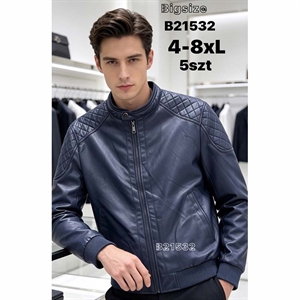 Kurtka skórzana męska Big Size  4XL-8XL