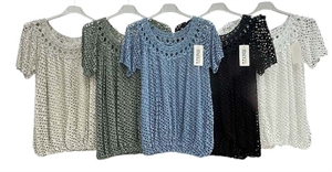 Sweter damski okrągły
