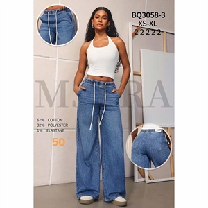 Jeansy szerokie nogawki M'sara  XS-XL