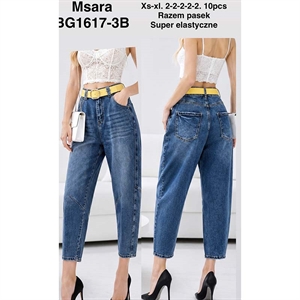 Jeansy damskie Msara  XS-XL