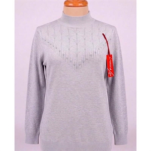 Sweter damski z półgolfem  L/XL-2XL/3XL