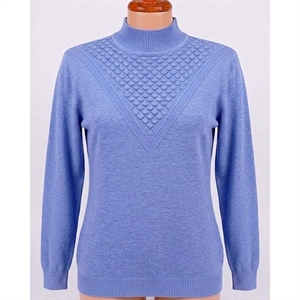 Sweter damski z półgolfem  L/XL-2XL/3XL