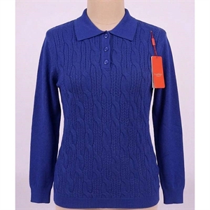 Sweter damski z kołnierzykiem  M-3XL