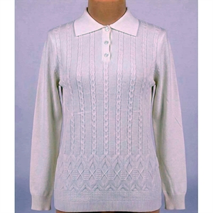 Sweter damski z kołnierzykiem  M-3XL