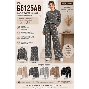 Komplet sweterkowy damski  XL/2XL-2XL/3XL