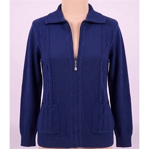 Sweter damski rozpinany na zamek  L/XL-XL/2XL