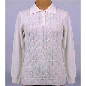 Sweter damski z kołnierzykiem  M-3XL
