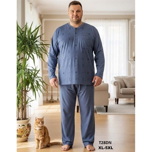 Piżama bawełna ocieplana męska  XL-5XL