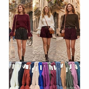 Sweter damski okrągły