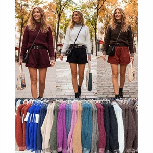 Sweter damski z półgolfem