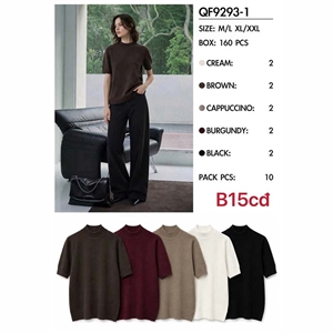 Sweter damski z krótkim rękawem  M/L-XL/2XL
