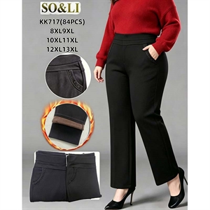 Spodnie damskie ocieplane Big Size  8XL/9XL-12XL/13XL