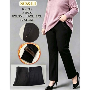 Spodnie damskie ocieplane Big Size  8XL/9XL-12XL/13XL
