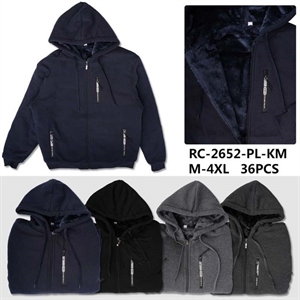 Bluza męska rozpinana na zamek z kapturem  M-4XL