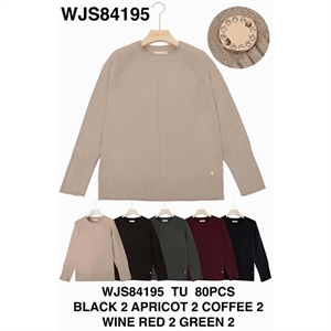 Sweter damski okrągły