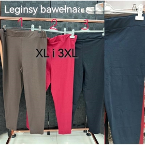 Legginsy bawełniane damskie produkt Turecki  XL-3XL