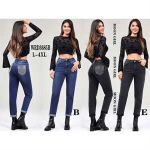 Jeansy damskie  L-4XL