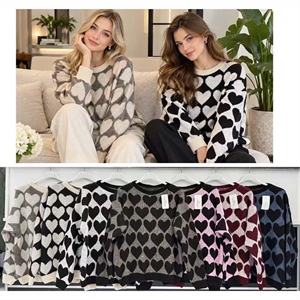 Sweter damski okrągły
