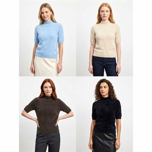 Sweter damski z krótkim rękawem