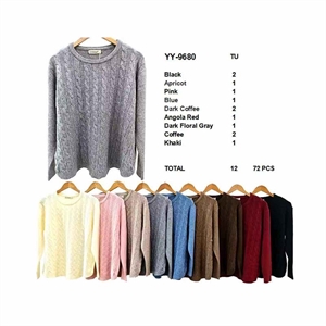 Sweter damski okrągły