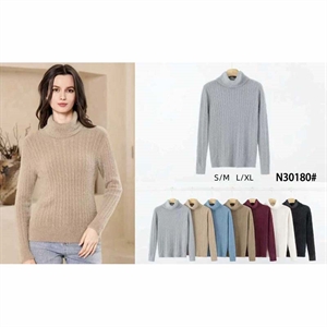 Sweter damski z golfem  S/M-L/XL