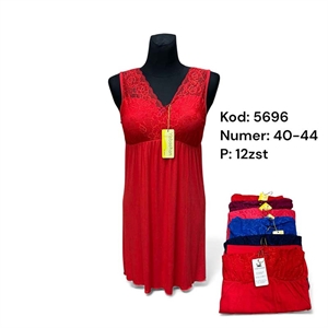 Koszula nocna damska bez rękawów  40-44