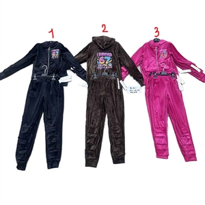 Komplet welurowy dziewczęcy (4-14)