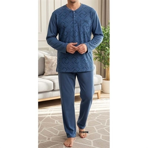 Piżama męska ocieplana (M-3XL)