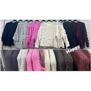 Sweter damski okrągły