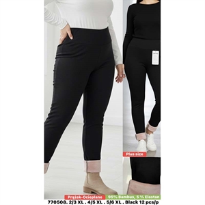 Legginsy ocieplane damskie (2XL-6XL)