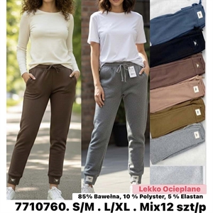 Spodnie ocieplane damskie (S-XL)