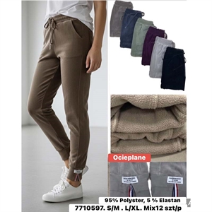 Spodnie ocieplane damskie (S-XL)