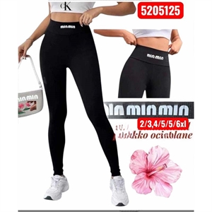 Legginsy lekko ocieplane damskie (2XL-6XL)