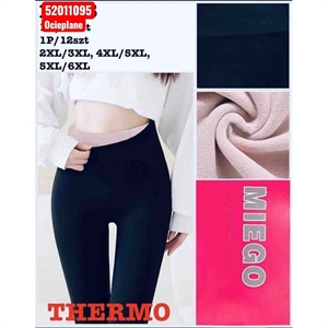 Legginsy ocieplane damskie (2XL-6XL)