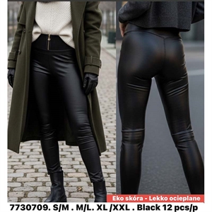 Spodnie lekko ocieplane damskie (S-2XL)