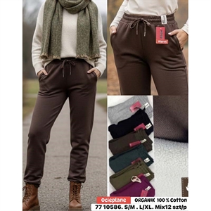 Spodnie ocieplane damskie (S-XL)