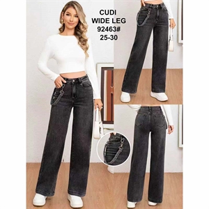 Jeansy szerokie nogawki  25-30