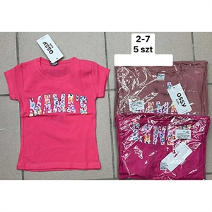 Koszulka dziewczęca produkt Turecki  2-7