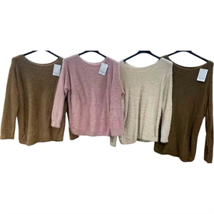 Sweter damski okrągły