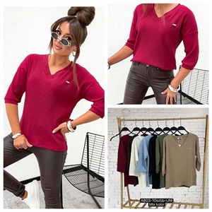 Bluzka damska z rękawem 3/4