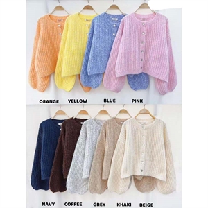 Sweter damski okrągły