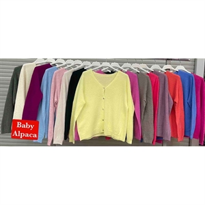 Sweter damski zapinany na guziki - Produkt Włoski